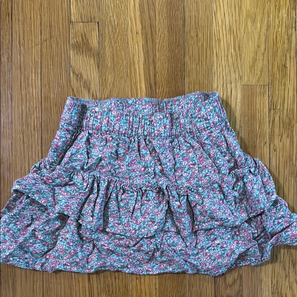OshKosh B'gosh Pink and Green Ruffled Bubble Skort